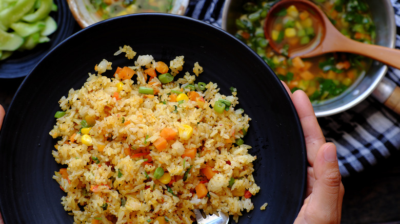 Homemade fried rice