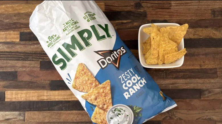 Bag of Zesty Cool Ranch Doritos