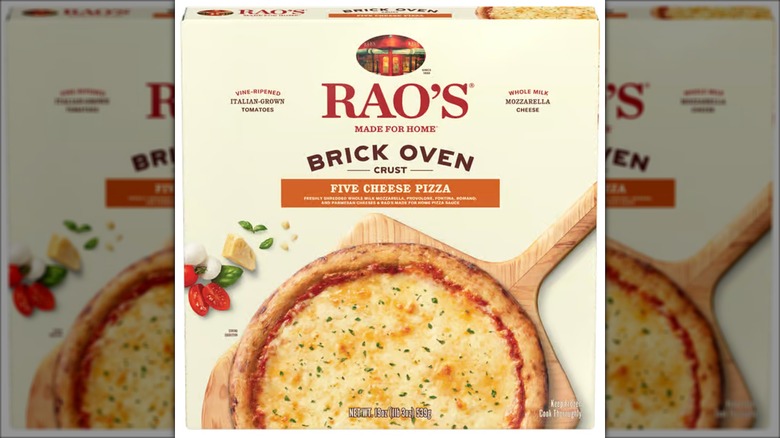 Box of Rao's Made for Home brick oven crust five cheese pizza