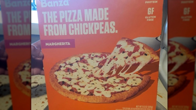 Banza margherita pizza box