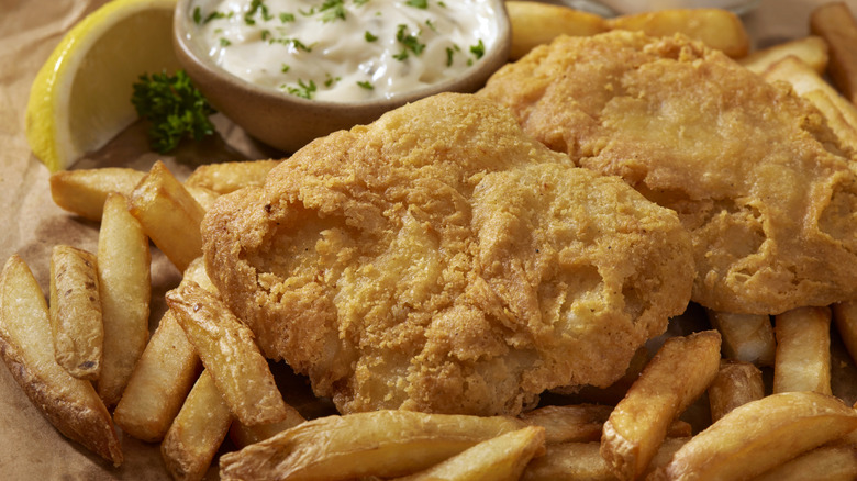 plate of fried fish