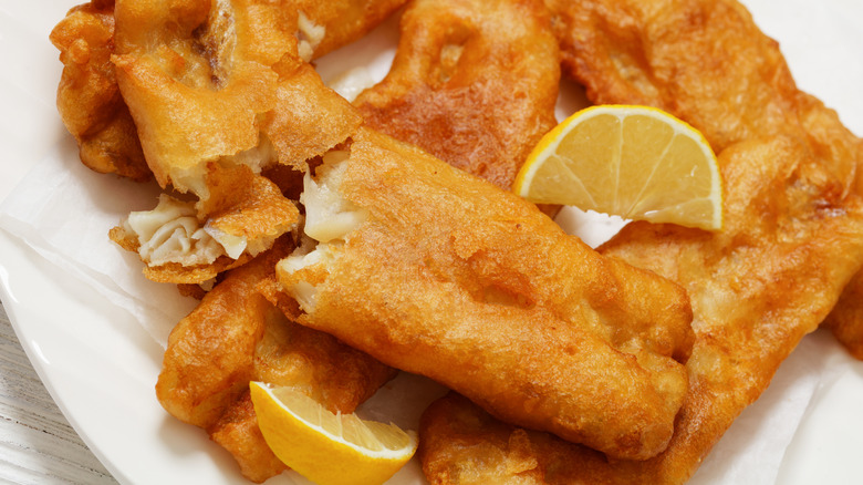plate of fried fish