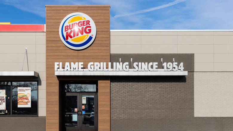 Exterior of a Burger King restaurant