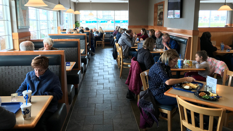 Inside of a Culver's location