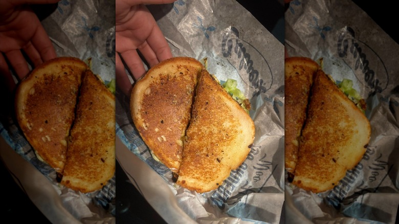 Culver's burger on sourdough bread