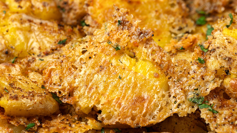 crispy Parmesan potato
