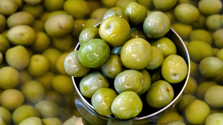 bowl of Castelvetrano olives