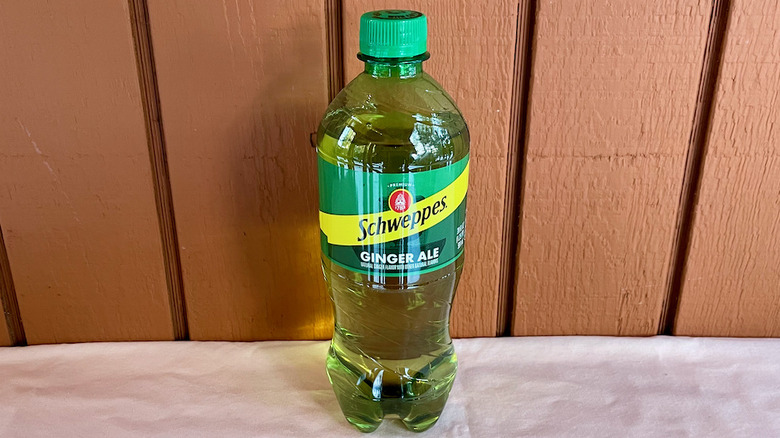 Schweppes ginger ale bottle