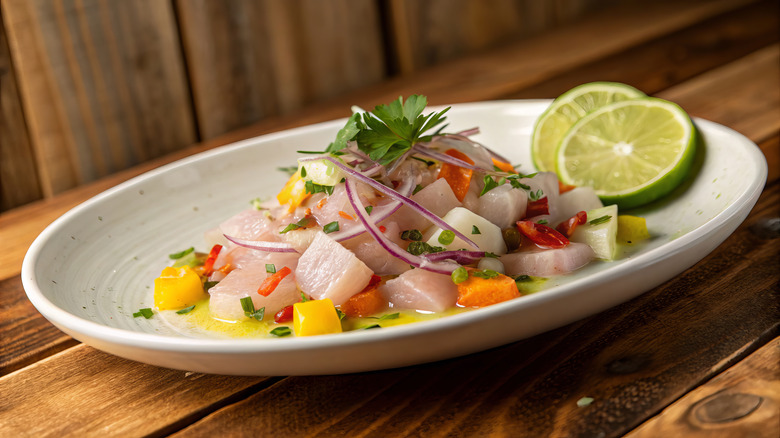 Give Ceviche A Flavor-Packed Upgrade With This Tangy Liquid