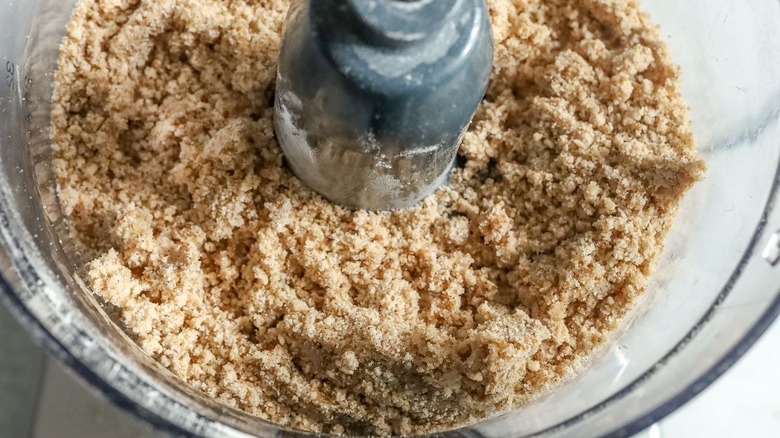 Crumb topping in food processor