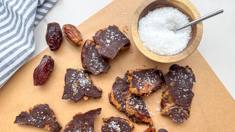 bark on parchment paper