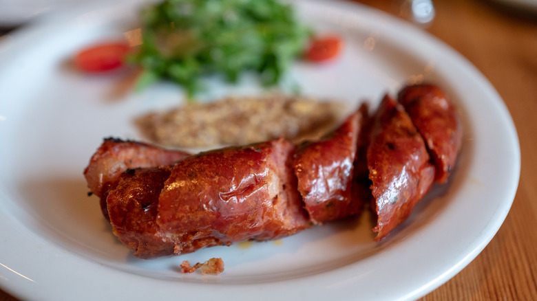 Cajun andoullie sausage