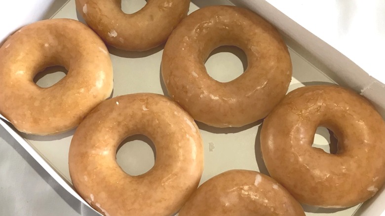 Krispy Kreme glazed donuts