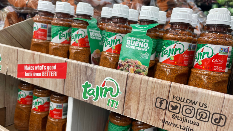 display of Tajín seasoning