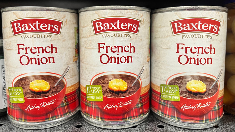 canned French onion soup