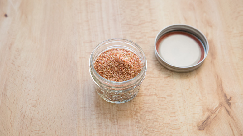 seasoning blend in small mason jar