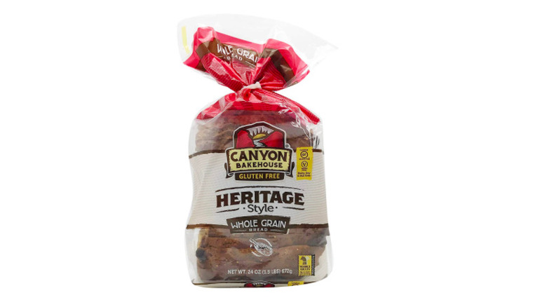 Gluten free bread in bag