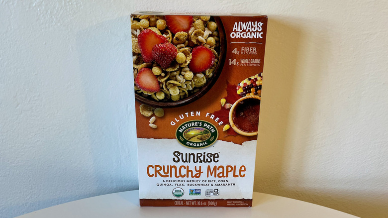 Nature's Path Crunchy Maple cereal