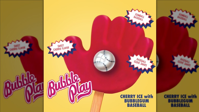 Good Humor Bubble Play ad on yellow background.