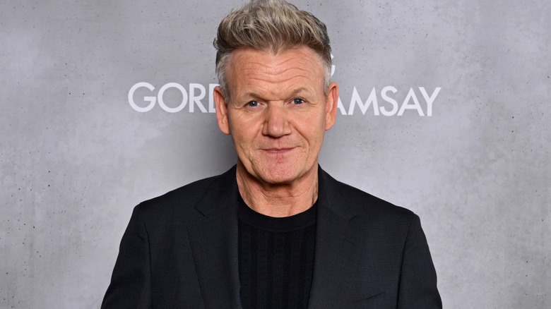 Gordon Ramsay on Netflix red carpet.