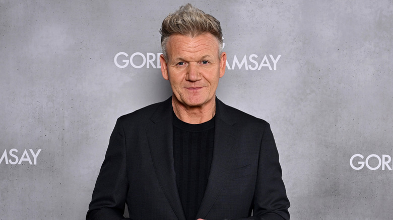 Gordon Ramsay slyly smiles