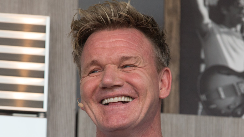 Chef Gordon Ramsay smiling