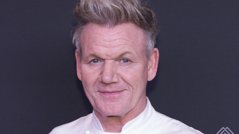 Gordon Ramsay smiling at an event