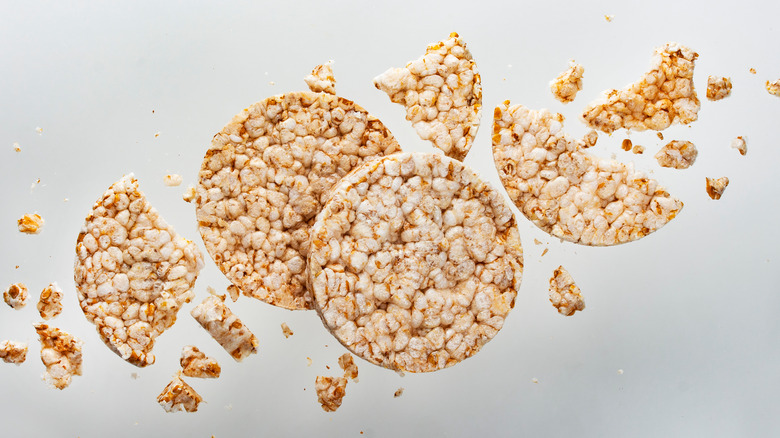 rice cakes crumbled 