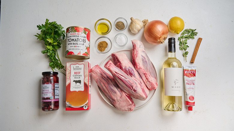 ingredients on a table