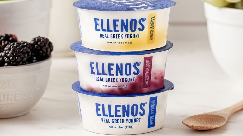 Stacked Ellenos Yogurt