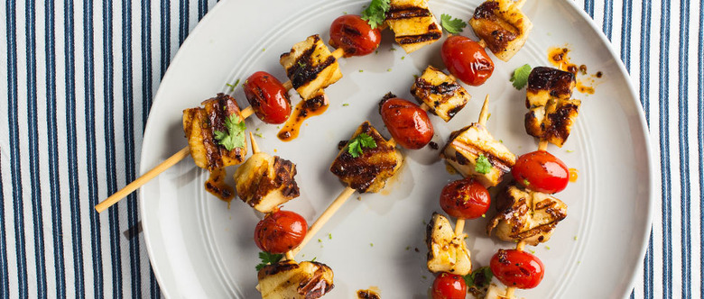 Halloumi & Tomato Skewers