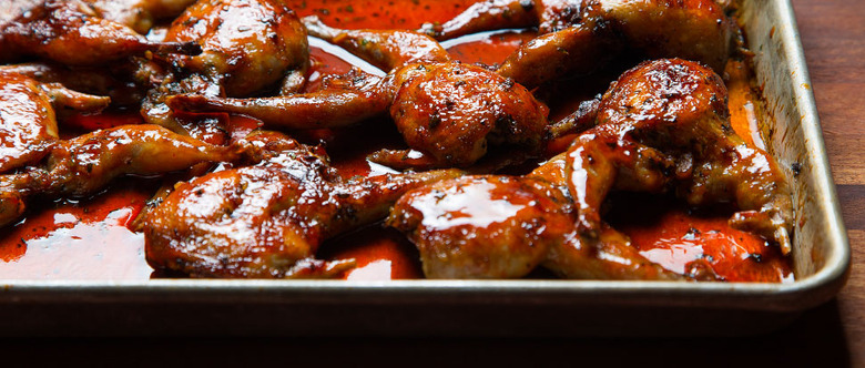 Grilled Quail with Red Chile Honey