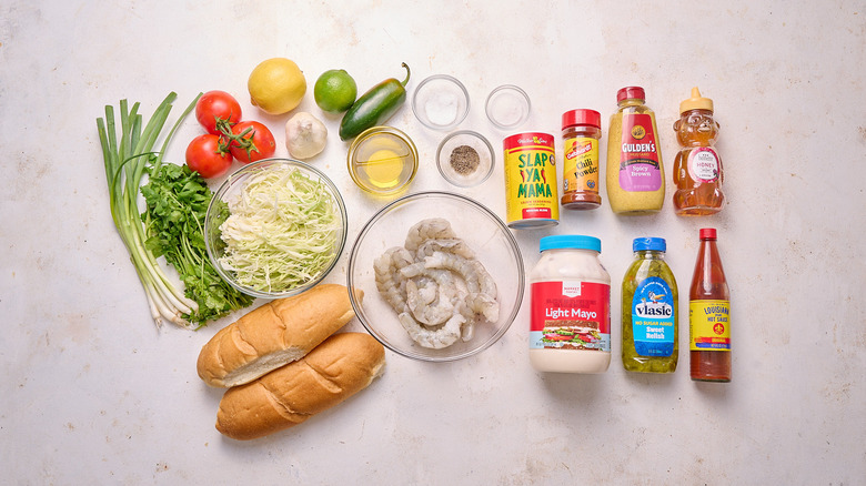 ingredients on a table