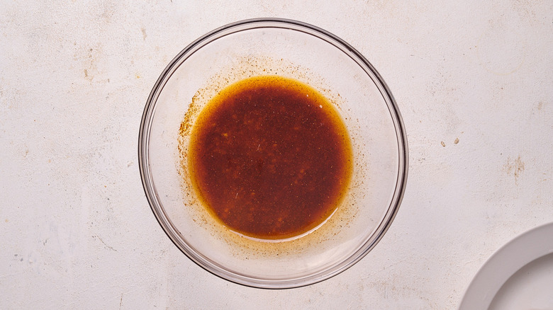 marinade in a bowl
