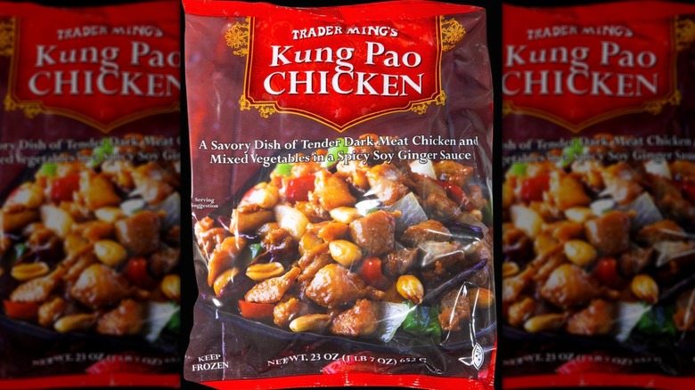 A package of Trader Joe's Trader Ming's Kung Pao Chicken
