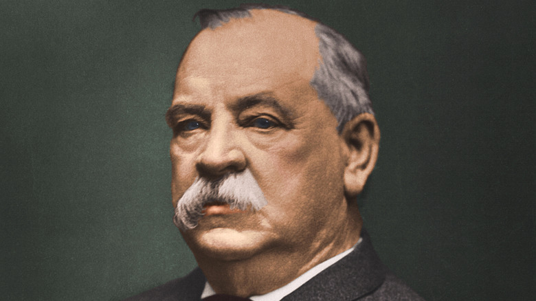 A headshot of President Grover Cleveland
