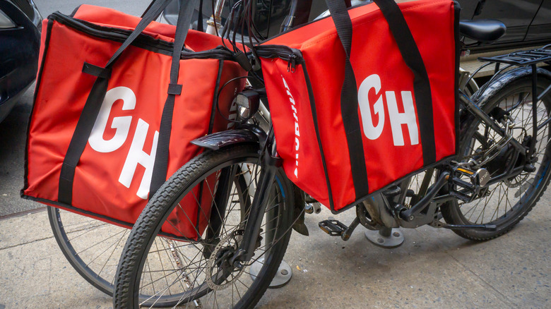 GrubHub delivery bike