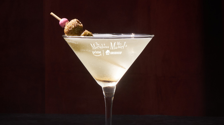 garnished Marvelous Mrs. Maisel martini