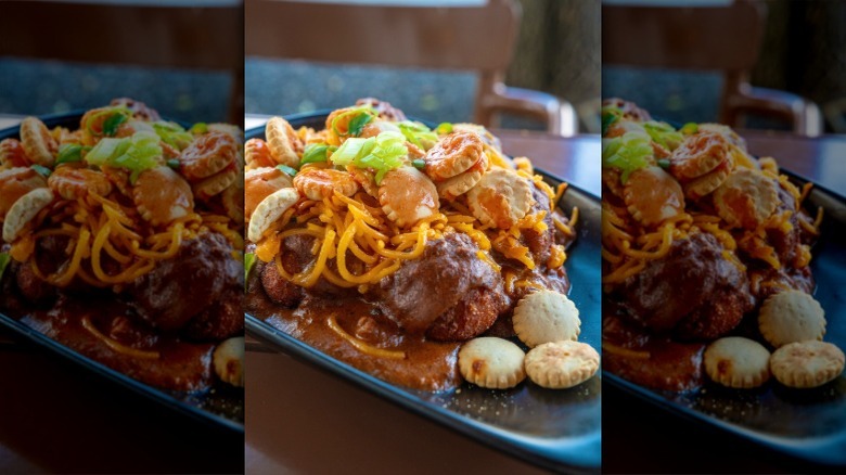 Saucy dish at Joya's