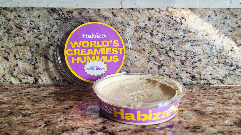 Habiza Hummus garlic green onion flavor