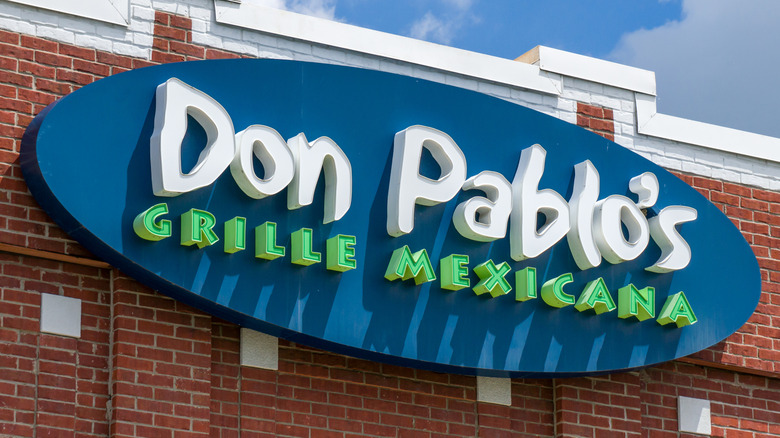 Exterior sign for Don Pablo's