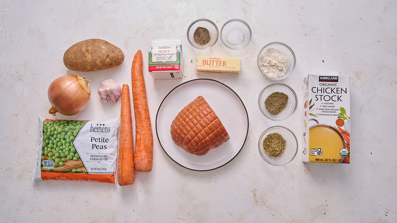 ingredients on a table