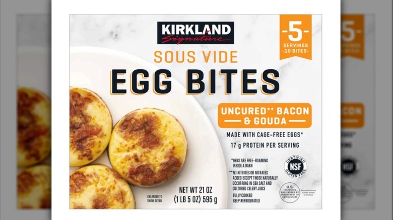 Costco sous vide egg bites on white surface