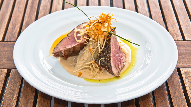 roasted pork shoulder with potatoes