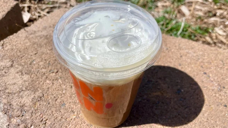 Dunkin' cold brew with sweet cold foam