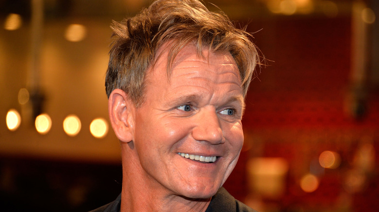 Gordon Ramsay smiling