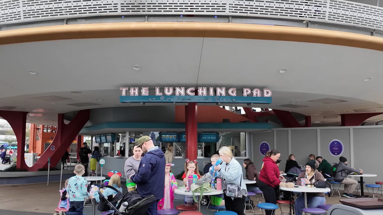 The Lunching Pad exterior in Tomorrowland at the Magic Kingdom