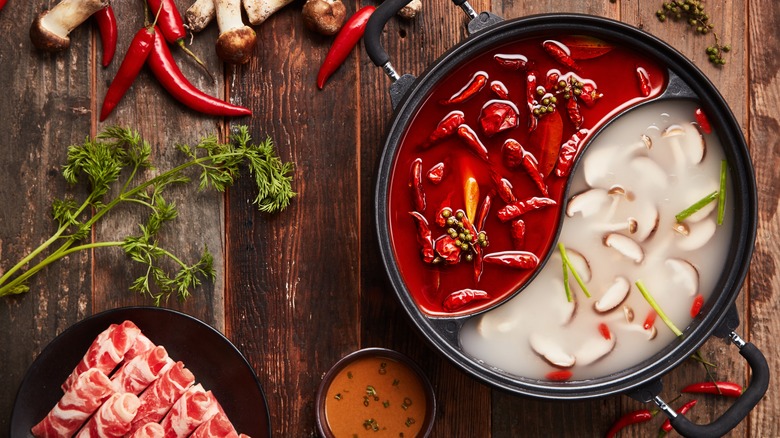 Chinese spicy hot pot 