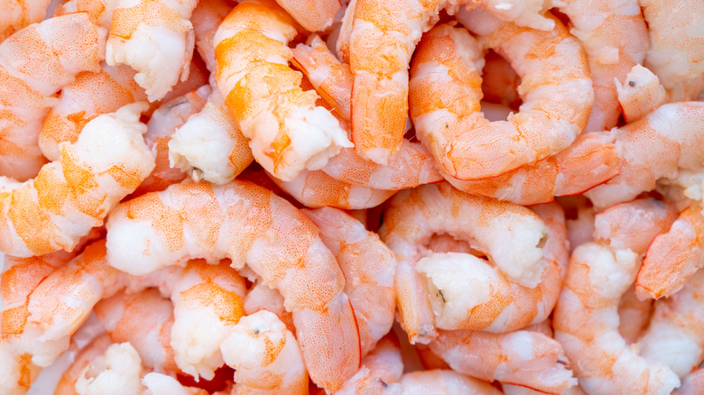 peeled and cooked fresh shrimp