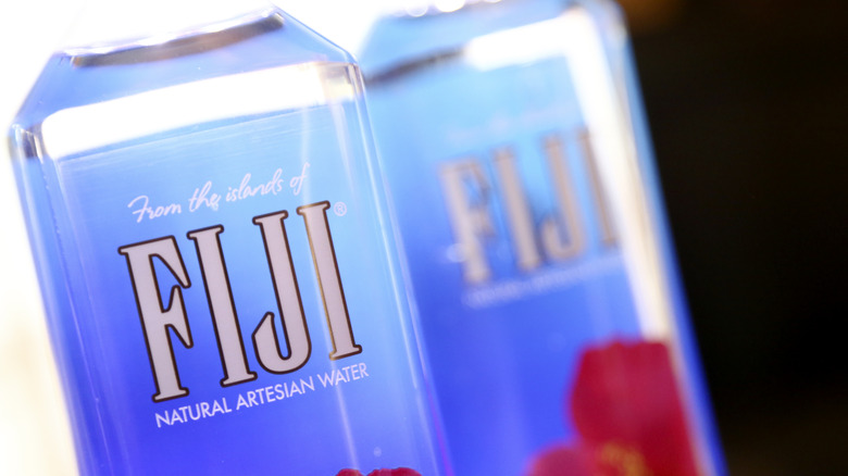 FIJI Water bottles